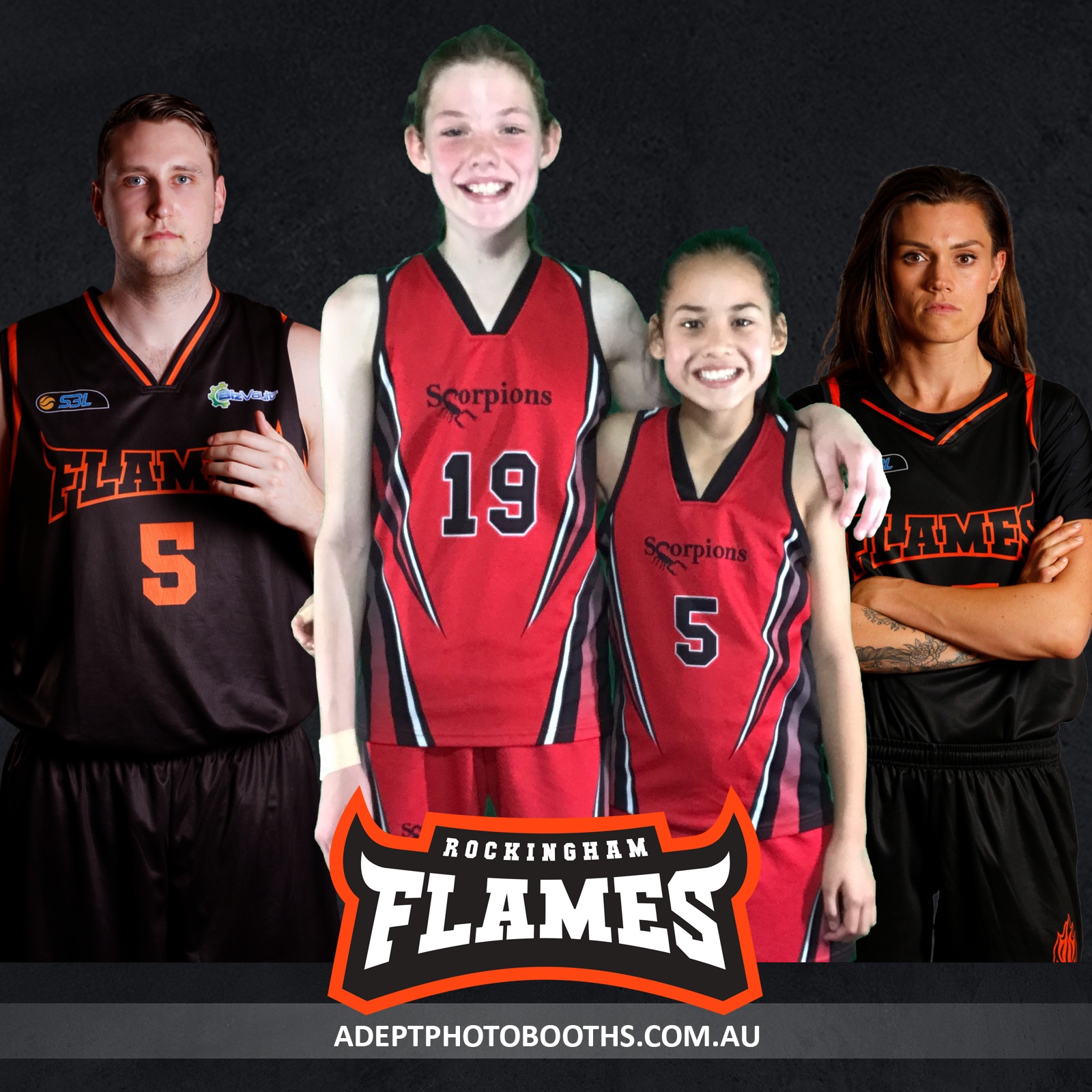 Rockingham Flames - Green Screen Photo Booth Image 1