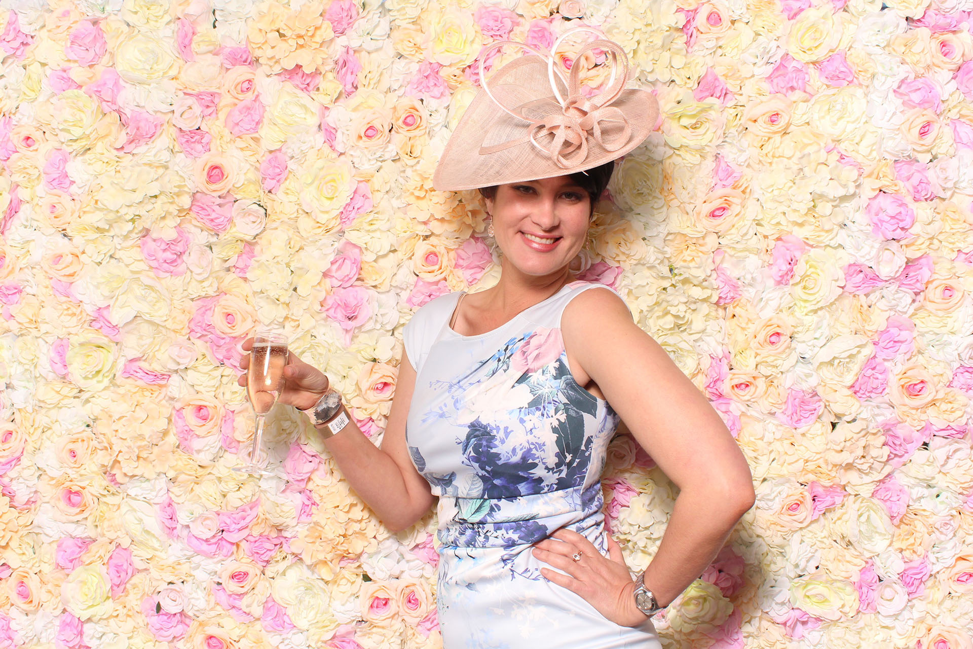 Melbourne Cup Flower Wall